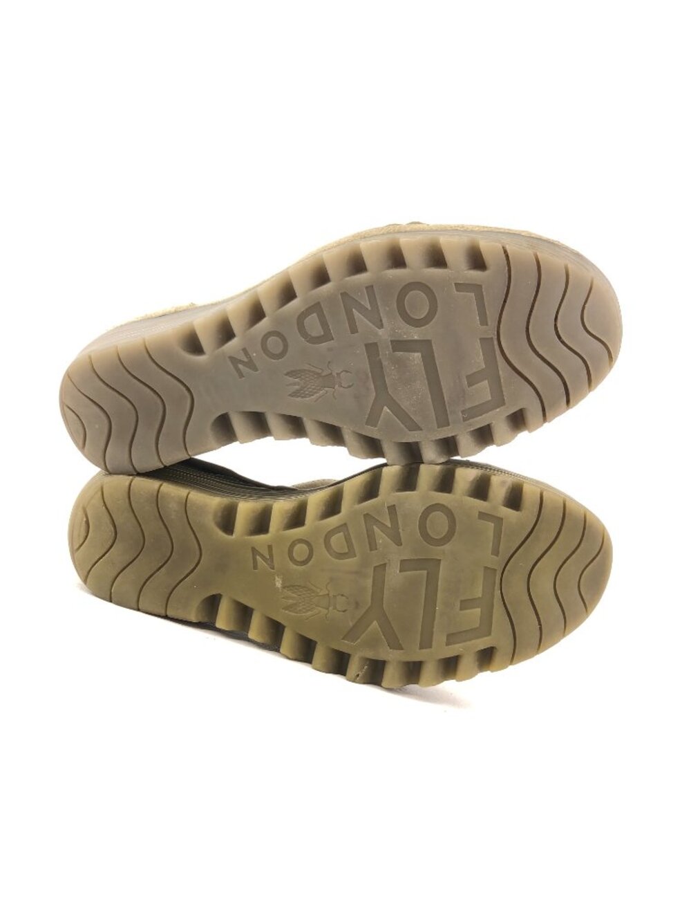 Fly London Yoel Cupido Khaki Wedge Sandals EUR 37 - Picture 7 of 15